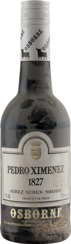 Osborne's 1827 Pedro Ximenez Sherry NV, Half Bottle - Slijterij Rue Pinard 