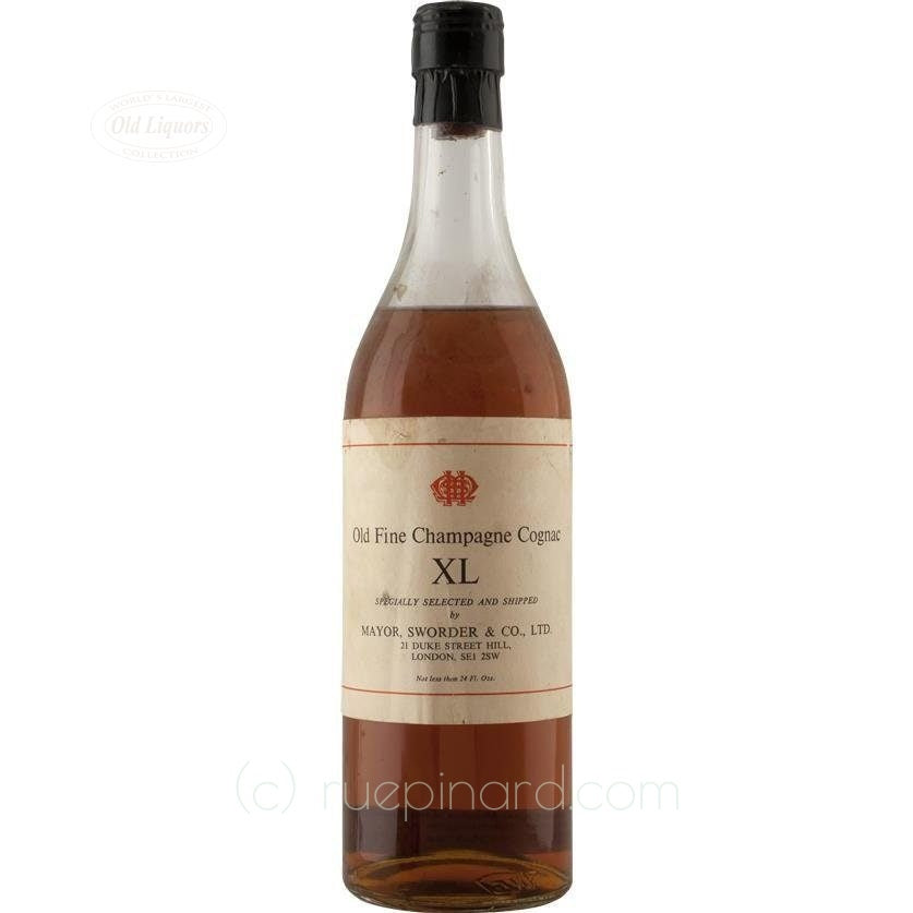Mayor, Sworder & Co 1930s Grande Champagne Cognac Old Fine Champagne XL Non-Vintage - Rue Pinard