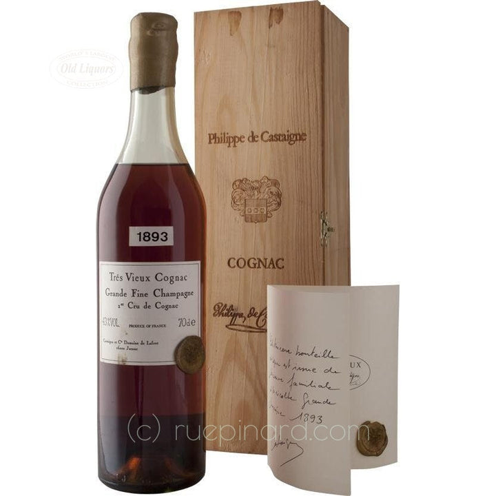 Cognac 1893 Philippe Castaigne Vieux ABV SKU 4939