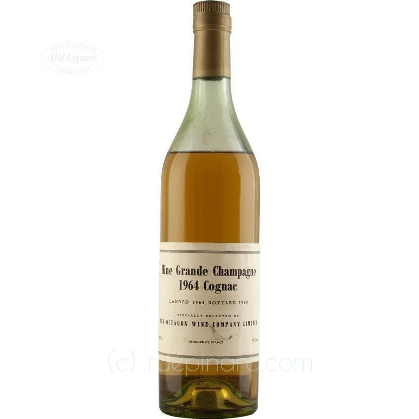 Cognac 1964 Hine Grand Champagne Octagon SKU 4422