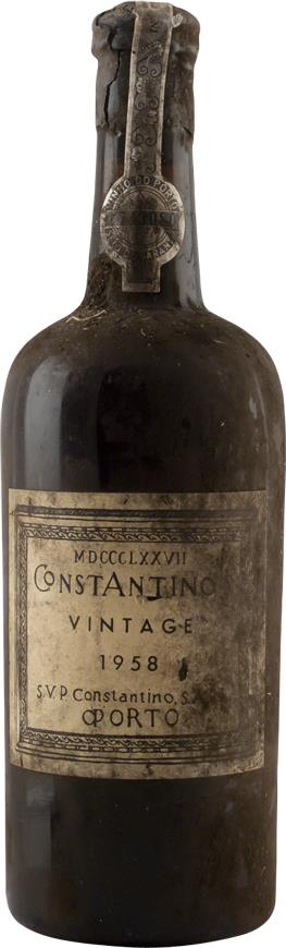 1958 Constantino Vintage Port - Exquisite Oporto Red Wine - Slijterij Rue Pinard 