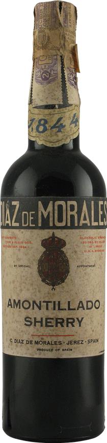 Diaz de Morales C 1844 Amontillado Sherry - Slijterij Rue Pinard 