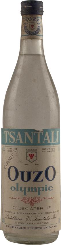 Tsantali Ouzo Olympic Aperitif 1970 Vintage Liquor - Slijterij Rue Pinard 