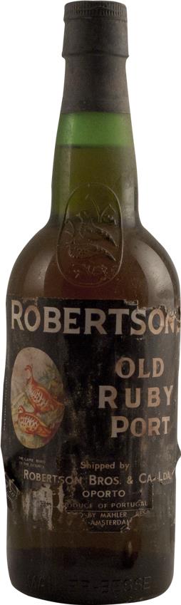 Robertson's Old Ruby Port NV (1980s) - Slijterij Rue Pinard 