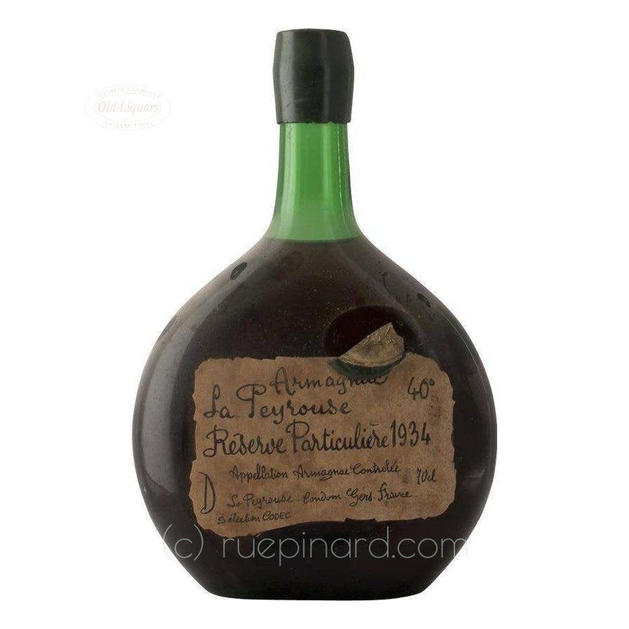 1934 Armagnac La Peyrouse Réserve Particulière - Rue Pinard