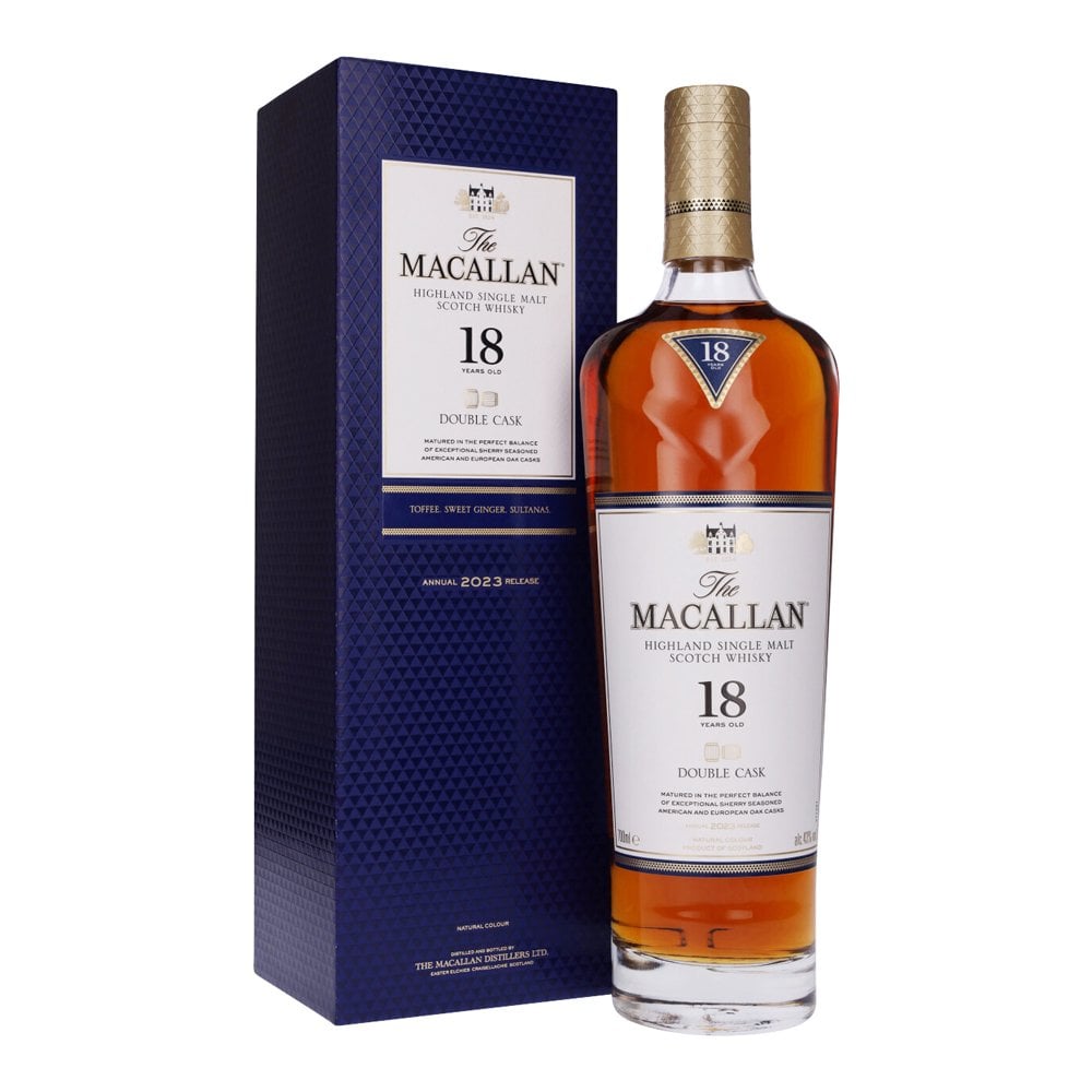 Macallan 18 Years Double Cask Release 2023 - Slijterij Rue Pinard 