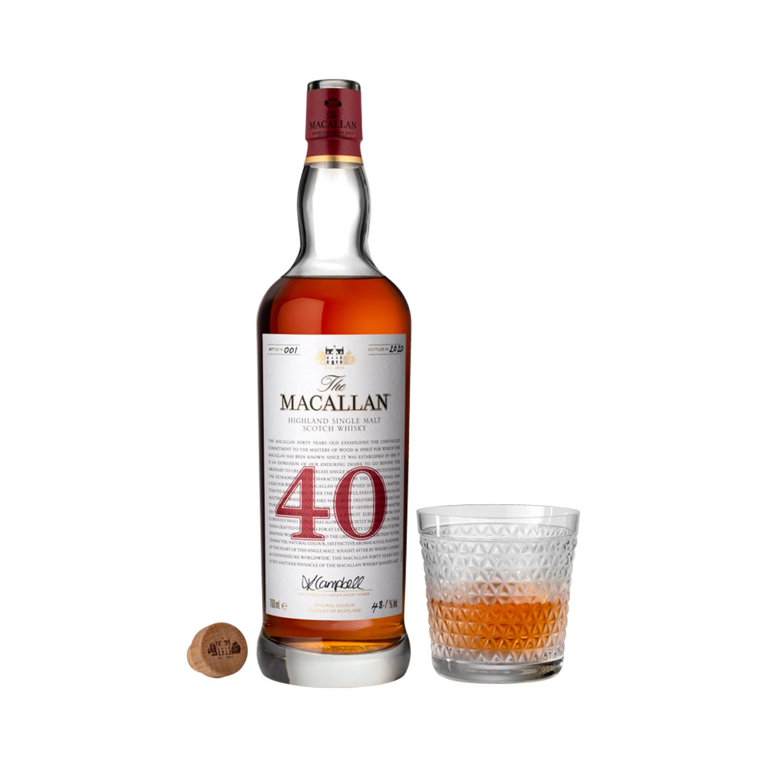 Macallan 'The Red Collection' 40 Year Old - Slijterij Rue Pinard 