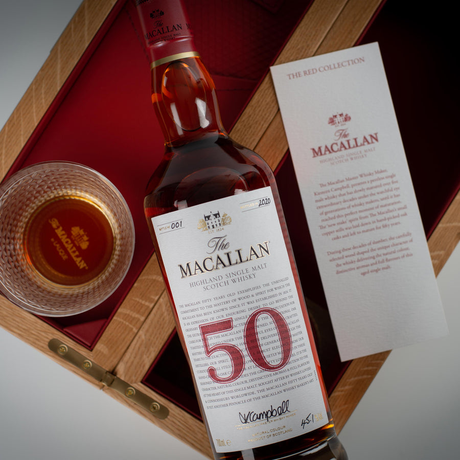 Macallan 'The Red Collection' 50 Year Old - Slijterij Rue Pinard 