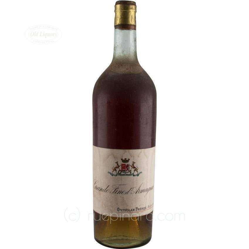 Ortholan Freres Armagnac 1940s (1960s bottle) Grande Fine Armagnac - Rue Pinard