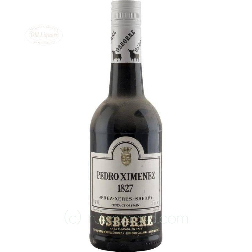 Osborne's 1827 Pedro Ximenez Sherry NV, Jerez-Xeres - Half Bottle - Rue Pinard