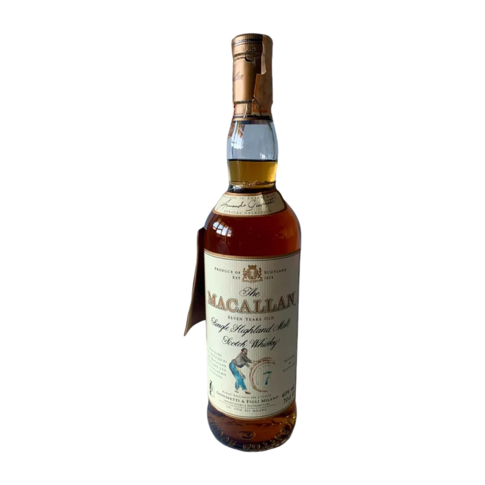 Macallan 7 Year Old Single Malt Scotch Whisky - Slijterij Rue Pinard 