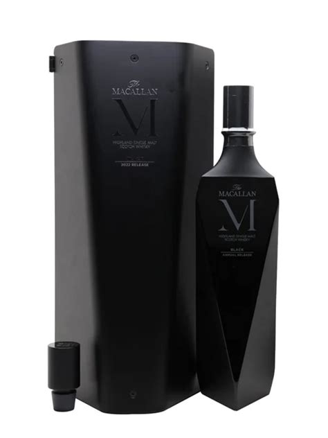 Macallan M Black Decanter - 2023 Release - Slijterij Rue Pinard 