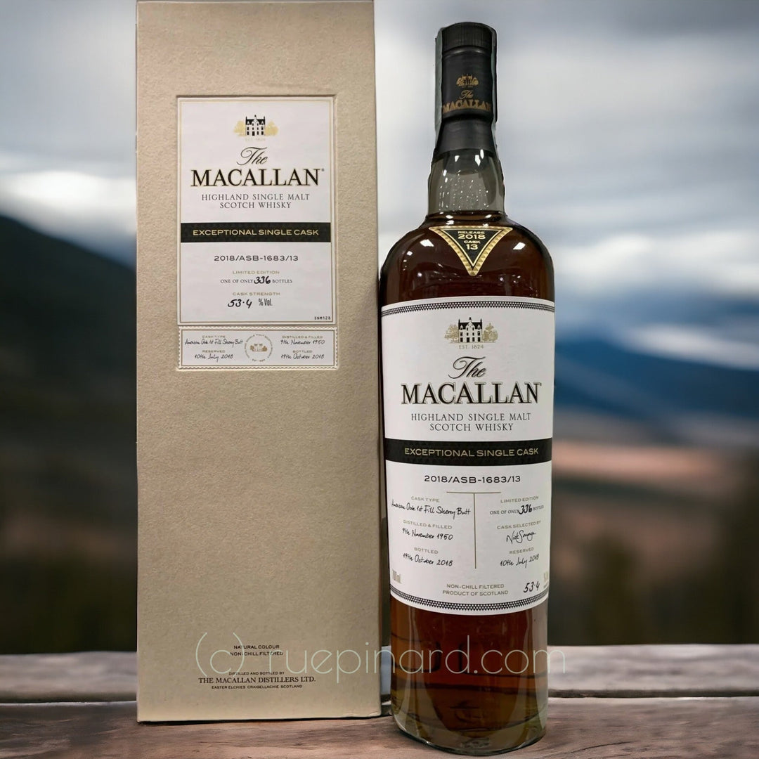 The Macallan Exceptional Cask 1950 #1683/13 (67YO) - Rue Pinard