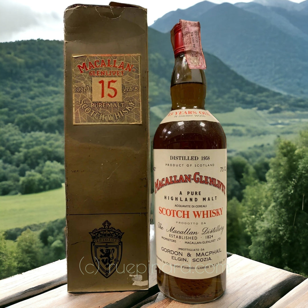 The Macallan - Glenlivet 15YO 1958 (Pinerolo Import) - Rue Pinard